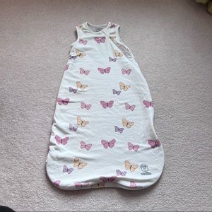 Woolino 4 Season Basic Baby Sleeping Bag, Merino Wool, Butterfly